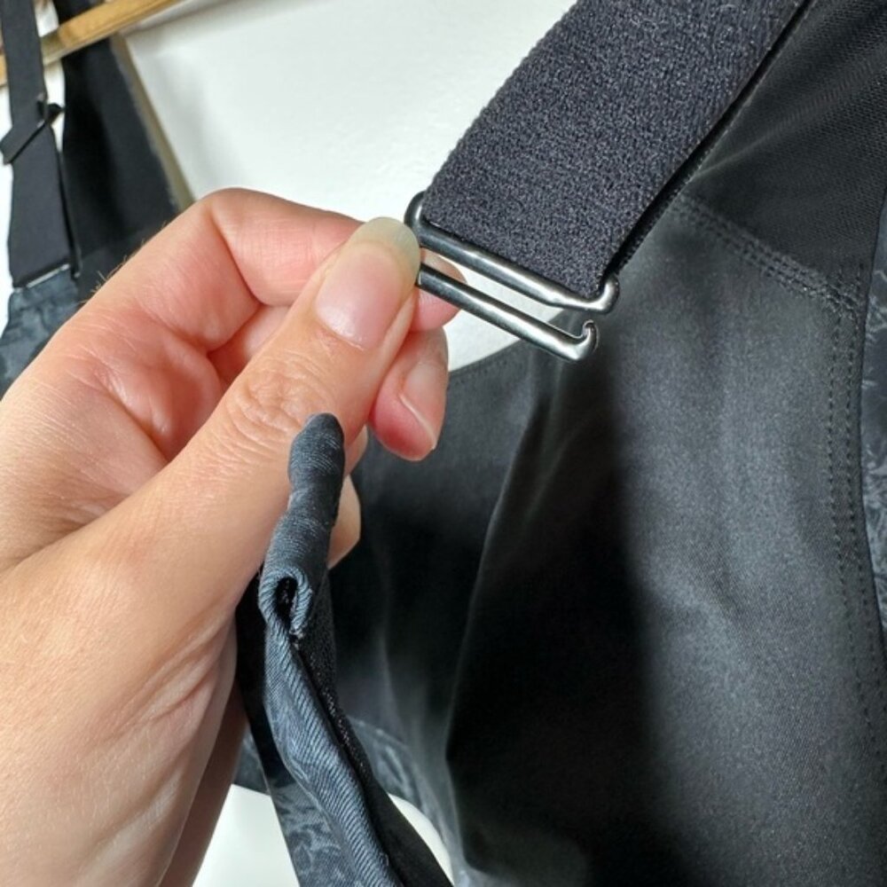 Lole Black And Grey Pattern Bra Medium - image 4